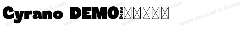 Cyrano DEMO字体转换